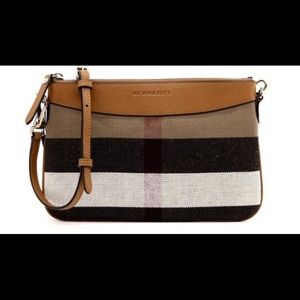 Burberry Peyton Canvas Crossbody bag. Authentic